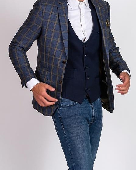 Blazer With Jeans For Wedding